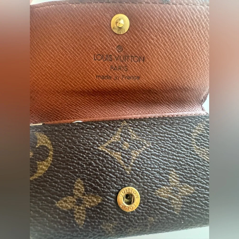 Louis Vuitton Authentic Vintage Monogram PVC Leather 4 Key Holder unisex